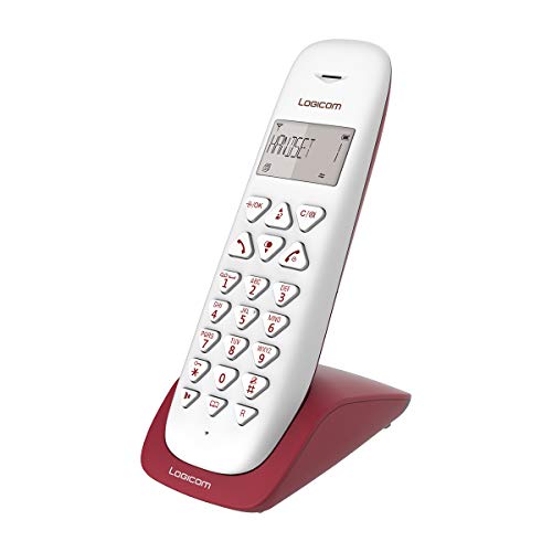 Wireless Phone Fest - Festnetz WLAN ohne Voicemail - Solo - Analoge Telefone und DECT - Logicom Vega 150 Festnetz Wireless-Himbeere von LOGICOM