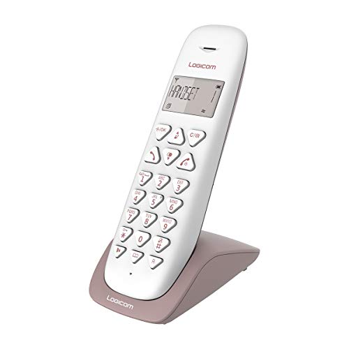 Wireless Phone Fest - Festnetz WLAN ohne Voicemail - Solo - Analoge Telefone und DECT - Logicom Vega 150 Festnetz Wireless-Taupe von LOGICOM