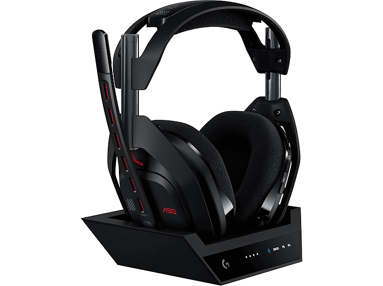 LOGITECH Astro A50 (Gen 5) LIGHTSPEED kompatibel mit Dolby Atmos inkl. Basisstation, kabellos, Over-ear Gaming Headset Bluetooth Schwarz von LOGITECH
