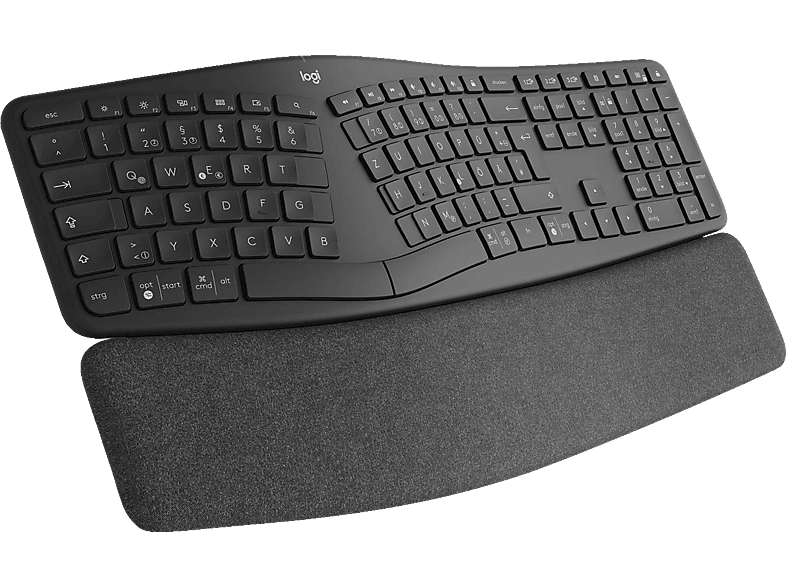 LOGITECH ERGO K860, Handballenauflage, ergonomische, Tastatur, Sonstiges, kabellos, Schwarz LOGITECH ERGO K860, Handballenauflage, ergonomische, Tastatur, Sonstiges, kabellos, Schwarz von LOGITECH