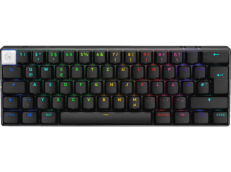 LOGITECH G PRO X 60 LIGHTSPEED, Gaming Tastatur, Mechanisch, Sonstiges, kabellos, Black von LOGITECH