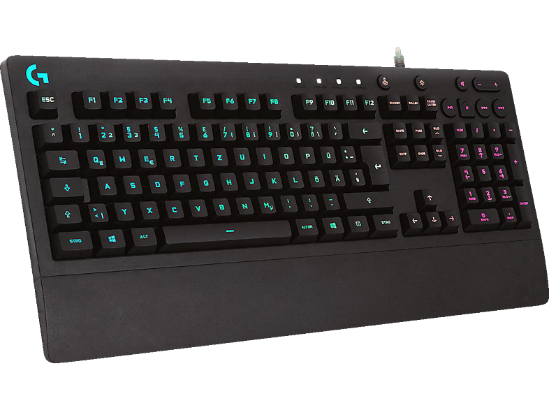 LOGITECH G213 Prodigy Gaming, Tastatur, Rubberdome, Sonstiges, kabelgebunden, Schwarz von LOGITECH