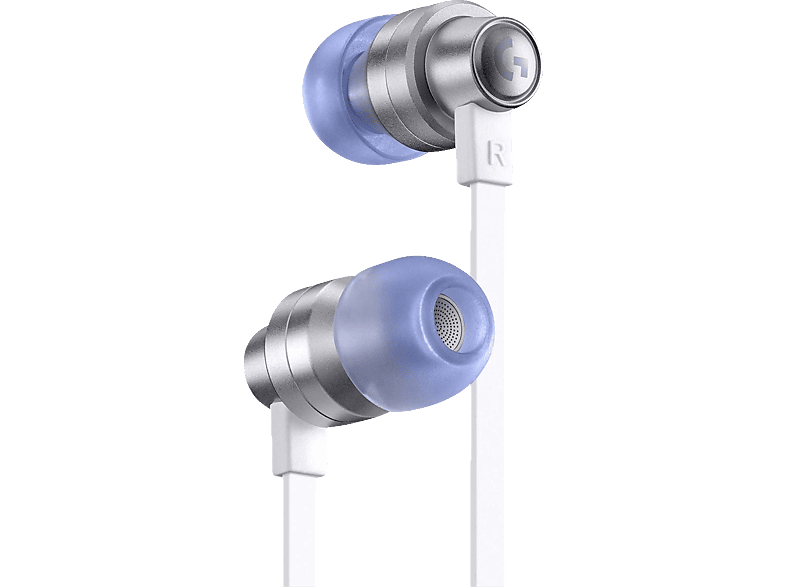 LOGITECH G333, In-ear Gaming Headset Weiß von LOGITECH