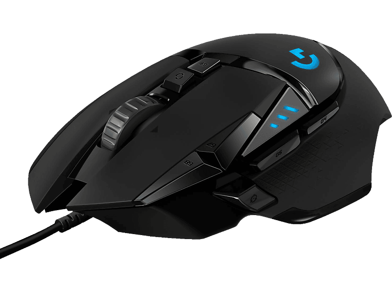 LOGITECH G502 HERO Gaming Maus, Schwarz von LOGITECH