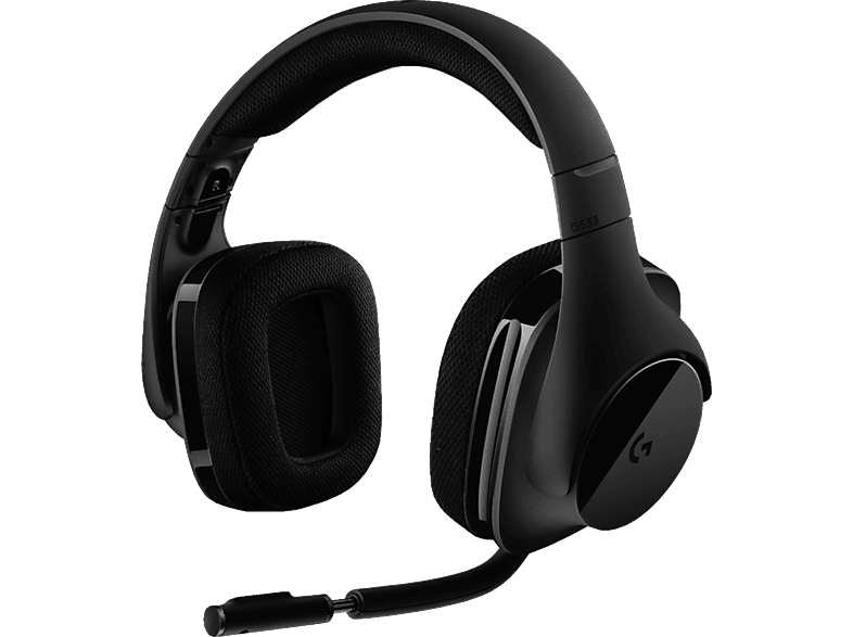 LOGITECH G533, Over-ear Gaming Headset Schwarz von LOGITECH