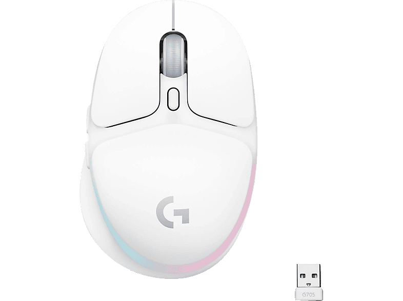 LOGITECH G705 Gaming-Maus, White Mist von LOGITECH