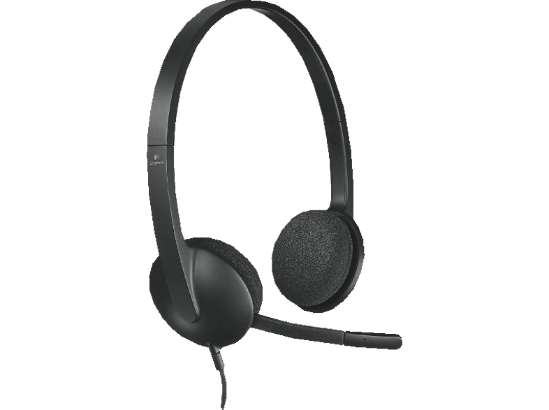 LOGITECH H340, On-ear Headset Schwarz von LOGITECH