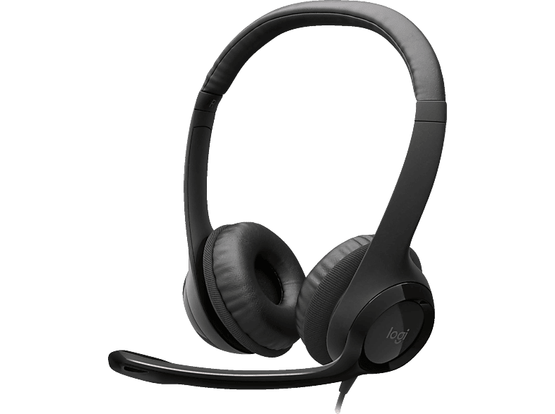 LOGITECH H390, On-ear Headset Schwarz von LOGITECH
