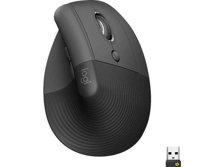 LOGITECH Lift Vertikale Ergonomische Maus, Graphite von LOGITECH