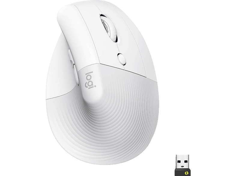LOGITECH Lift Vertikale Ergonomische Maus, Grauweiß LOGITECH Lift Vertikale Ergonomische Maus, Grauweiß von LOGITECH