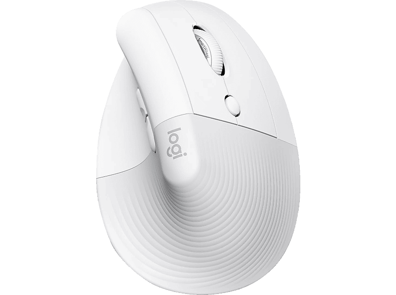 LOGITECH Lift für Mac Maus, Off-White von LOGITECH