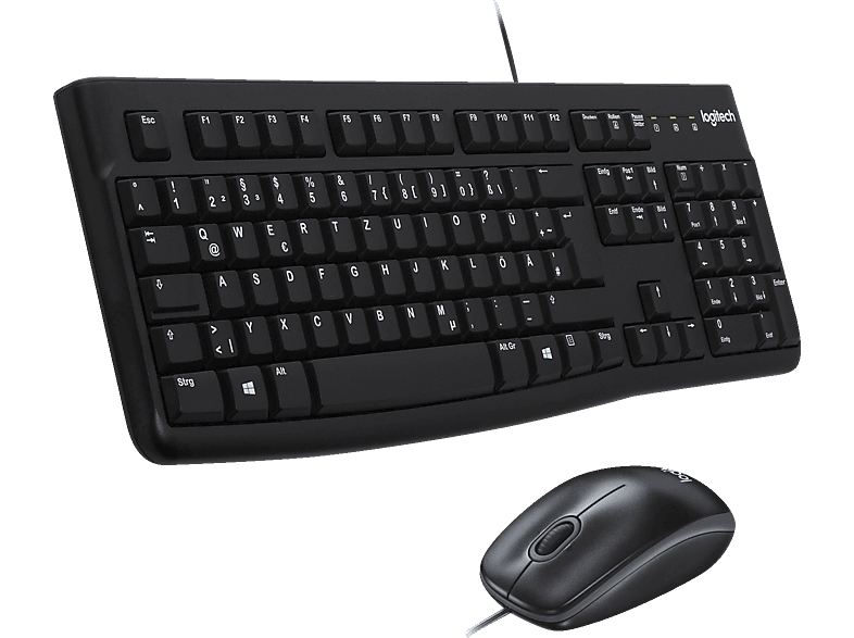 LOGITECH MK120, Tastatur & Maus Set, kabelgebunden, Schwarz LOGITECH MK120, Tastatur & Maus Set, kabelgebunden, Schwarz von LOGITECH