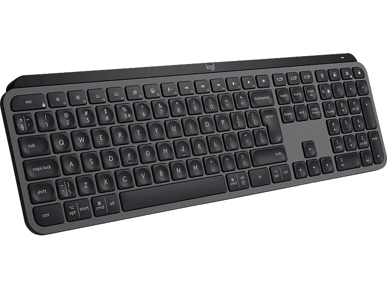 LOGITECH MX Keys S für Windows PC, Linux, Chrome, Mac, Tastatur, Sonstiges, kabellos, Graphite von LOGITECH