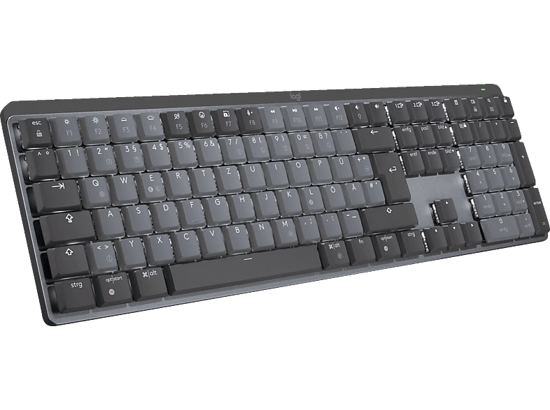 LOGITECH MX Mechanical Full size Tactile, Tastatur, Mechanisch, Sonstiges, kabellos, Graphite von LOGITECH