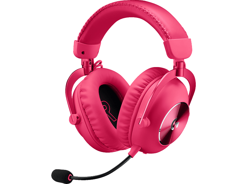 LOGITECH PRO X 2 LIGHTSPEED, Over-ear Gaming Headset Bluetooth Magenta von LOGITECH