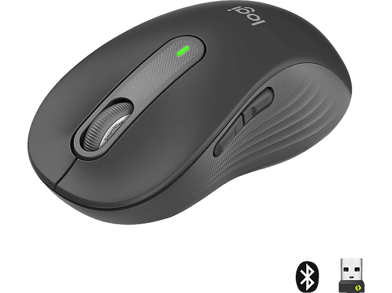 LOGITECH Signature M650 L kabellose Maus, Graphite von LOGITECH