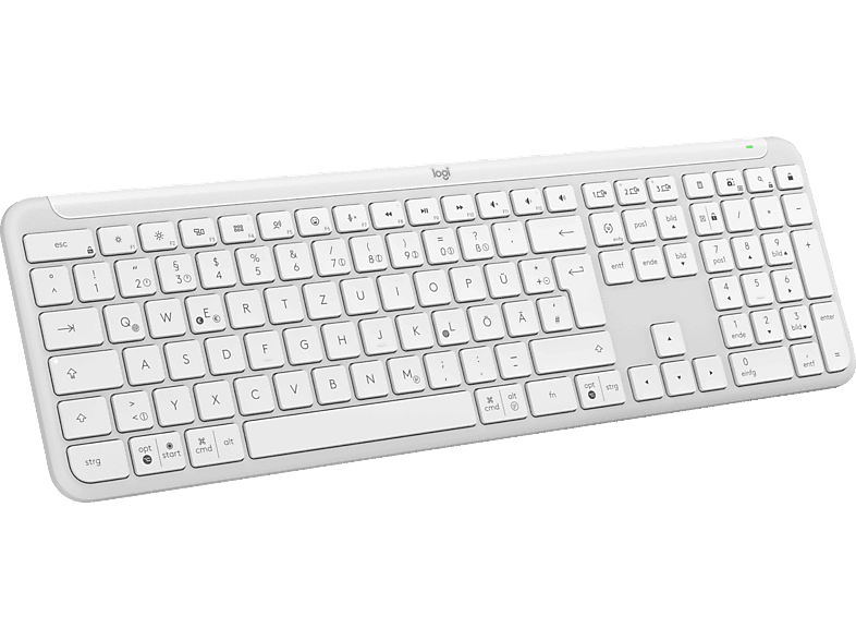LOGITECH Signature Slim K950 für Windows, Mac, Chrome, Tastatur, Sonstiges, kabellos, White von LOGITECH