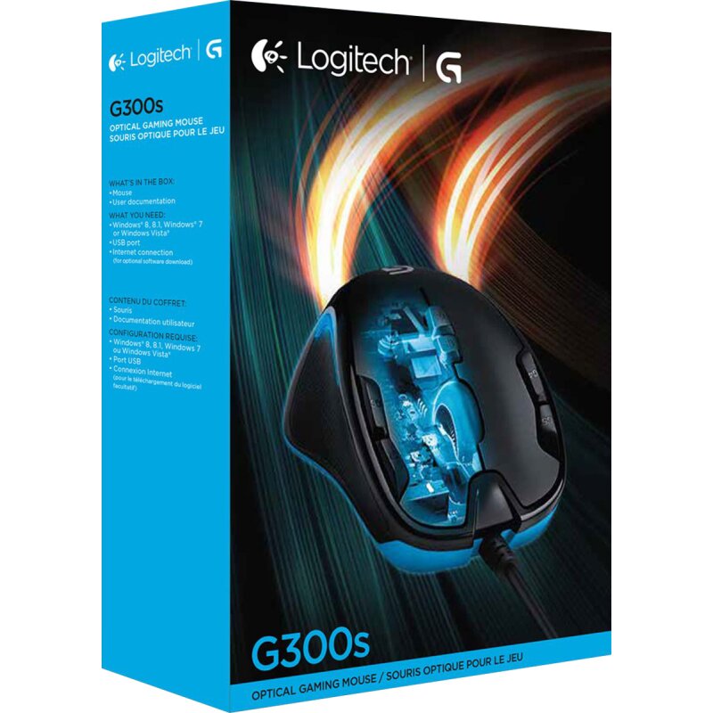 Logitech Gaming Maus G300S, USB, schwarz von LOGITECH