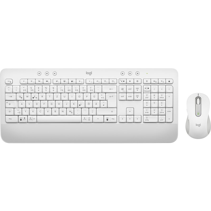 Logitech Tastatur/Maus Set MK650, Wireless, Bolt, Bluetooth, weiss von LOGITECH