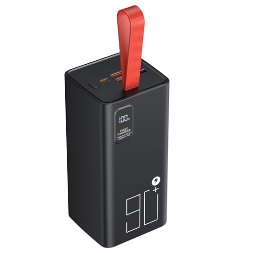 LOHAO 90000mAh Extra Hohe Kapazität Power Bank Schnellladung, 30W PD & QC 3.0 Tragbares Ladegerät, 5 Ausgänge 2 Eingänge USB-C Akku Pack mit LED Display für Telefon Outdoor Camping Reisen LOHAO 90000mAh Extra Hohe Kapazität Power Bank Schnellladung, 30W PD & QC 3.0 Tragbares Ladegerät, 5 Ausgänge 2 Eingänge USB-C Akku Pack mit LED Display für Telefon Outdoor Camping Reisen von LOHAO