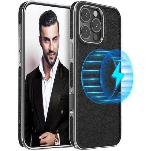 LOHASIC Lederhülle für iPhone 16 Pro, kompatibel mit MagSafe, schlank, Business-PU, eleganter Stil, rutschfest, stoßfest, Ganzkörper-Schutzhülle, Herren, Handyhüllen für iPhone 16 Pro 6,3 Zoll (2024), LOHASIC Lederhülle für iPhone 16 Pro, kompatibel mit MagSafe, schlank, Business-PU, eleganter Stil, rutschfest, stoßfest, Ganzkörper-Schutzhülle, Herren, Handyhüllen für iPhone 16 Pro 6,3 Zoll (2024), von LOHASIC