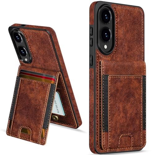 LOHASIC Schutzhülle für Samsung Galaxy S25 Edge mit Kartenhalter, für Samsung S25 Edge 5G, Brieftaschenhülle für Herren und Damen, mit RFID-Blockierung, magnetisch, PU-Leder, Ständer, stoßfest, Braun LOHASIC Schutzhülle für Samsung Galaxy S25 Edge mit Kartenhalter, für Samsung S25 Edge 5G, Brieftaschenhülle für Herren und Damen, mit RFID-Blockierung, magnetisch, PU-Leder, Ständer, stoßfest, Braun von LOHASIC