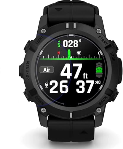 LOKEKE Kompatibel mit Garmin Descent G2 Panzerglas Schutzfolie Premium Gehärtetem Glas Displayschutzfolie Kompatibel mit Garmin Descent G2 von LOKEKE