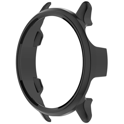 LOKEKE Kompatibel mit Garmin Vivoactive 6 Schutzhülle, PC Schutzhülle Watch Case Cover Shell Kompatibel mit Garmin Vivoactive 6 (Schwarz) von LOKEKE