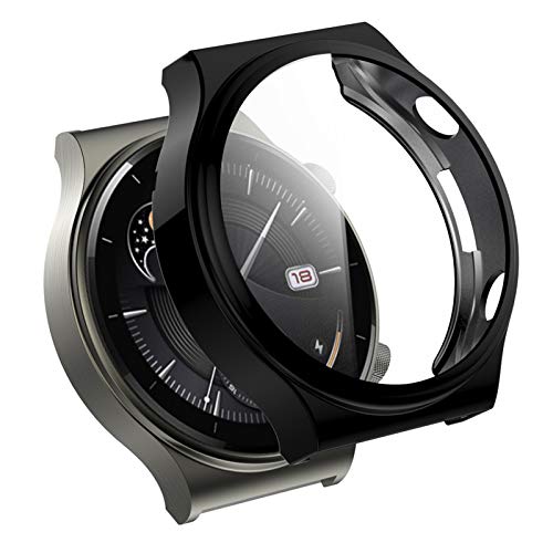 LOKEKE Kompatibel mit Huawei Watch GT2 Pro Schutzhülle, vollständige Abdeckung, TPU Schutzhülle für Huawei Watch GT2 Pro (TPU schwarz) von LOKEKE