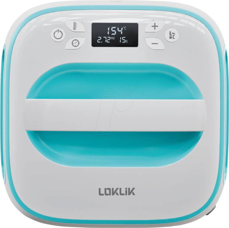LOK RYJ0140 - Transferpresse, Easy Heat Press, loglik blau von LOKLIK