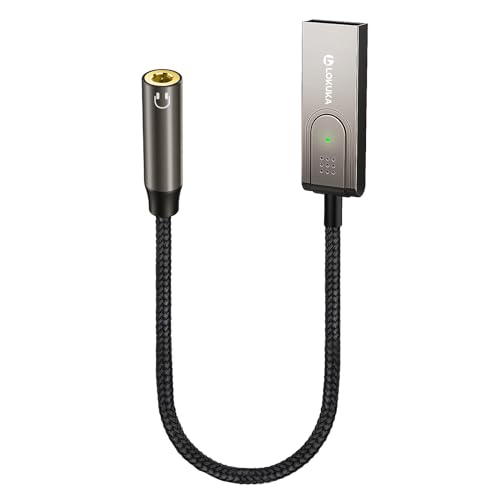 LOKUKA Bluetooth 5.3 auf Aux Adapter für Auto, USB zu 3.5mm Buchse Bluetooth Empfänger Fügt Bluetooth zu Lautsprechern, Auto und Verstärkern hinzu für Sprachnavigation, Freisprechanrufe, Telefonmusik LOKUKA Bluetooth 5.3 auf Aux Adapter für Auto, USB zu 3.5mm Buchse Bluetooth Empfänger Fügt Bluetooth zu Lautsprechern, Auto und Verstärkern hinzu für Sprachnavigation, Freisprechanrufe, Telefonmusik von LOKUKA