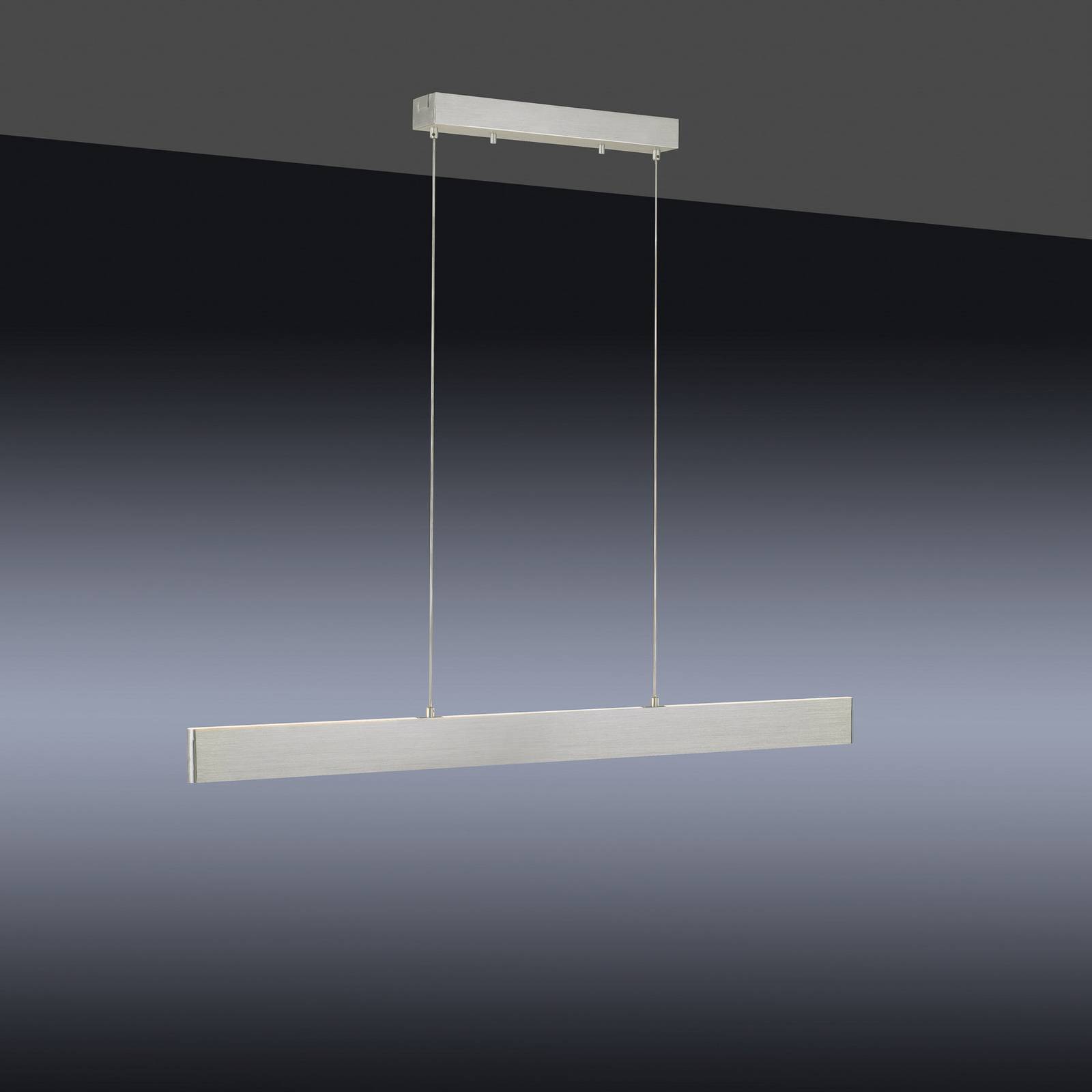 LED-Pendelleuchte LOLAsmart Nila, alu gebürstet LED-Pendelleuchte LOLAsmart Nila, alu gebürstet von LOLA Smart