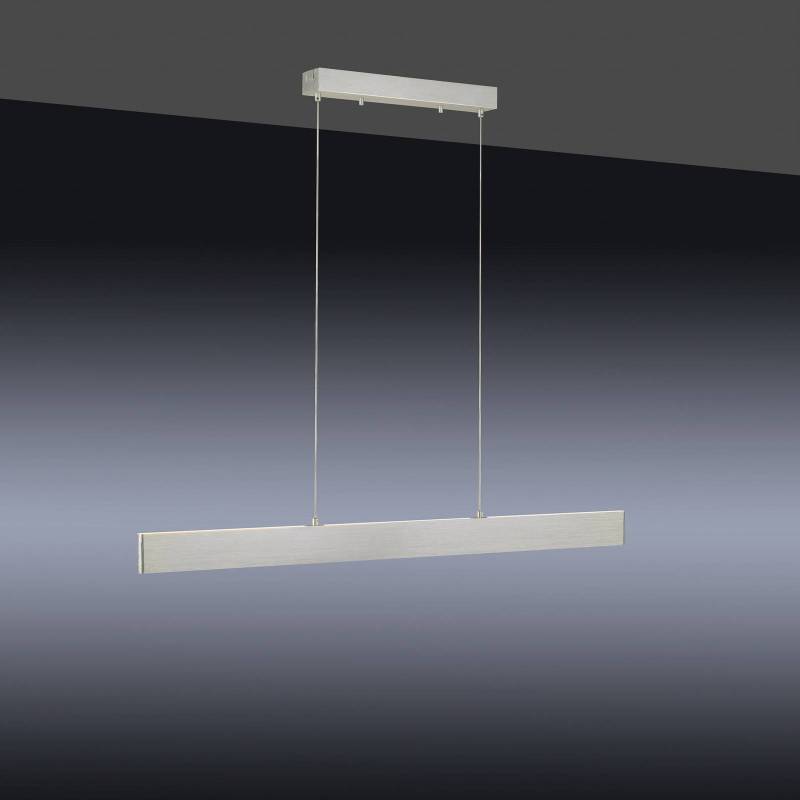 LED-Pendelleuchte LOLAsmart Nila, alu gebürstet von LOLA Smart