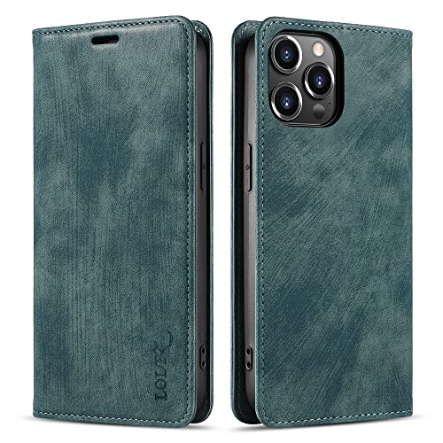 LOLFZ Handyhülle für iPhone 15 Pro Max, Premium PU Lederhülle Kartenfach Standfunktion Klappbar Schutzhülle Magnetische Dünne Klapphülle Handytasche für iPhone 15 Pro Max - Grün LOLFZ Handyhülle für iPhone 15 Pro Max, Premium PU Lederhülle Kartenfach Standfunktion Klappbar Schutzhülle Magnetische Dünne Klapphülle Handytasche für iPhone 15 Pro Max - Grün von LOLFZ