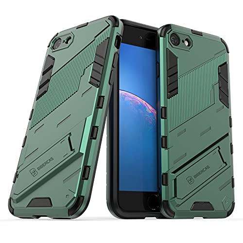 LOLFZ Hülle für iPhone 7 iPhone 8 iPhone SE 2020 iPhone SE 2022, Armor Case mit Ständer Militärqualität Schutz Schlagfest Bumper Handyhülle für iPhone 7/8/SE 2020/SE 2022 - Grün LOLFZ Hülle für iPhone 7 iPhone 8 iPhone SE 2020 iPhone SE 2022, Armor Case mit Ständer Militärqualität Schutz Schlagfest Bumper Handyhülle für iPhone 7/8/SE 2020/SE 2022 - Grün von LOLFZ