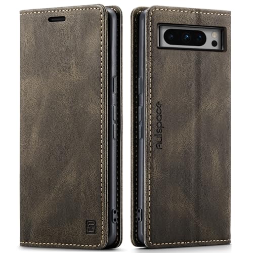 LOLFZ Wallet Case für Google Pixel 8 Pro, magnetische Klapphülle aus Leder mit RFID-Block, Kartenfächern, Ständer, stoßfeste Schutzhülle, kompatibel mit Google Pixel 8 Pro - Kaffeebraun LOLFZ Wallet Case für Google Pixel 8 Pro, magnetische Klapphülle aus Leder mit RFID-Block, Kartenfächern, Ständer, stoßfeste Schutzhülle, kompatibel mit Google Pixel 8 Pro - Kaffeebraun von LOLFZ