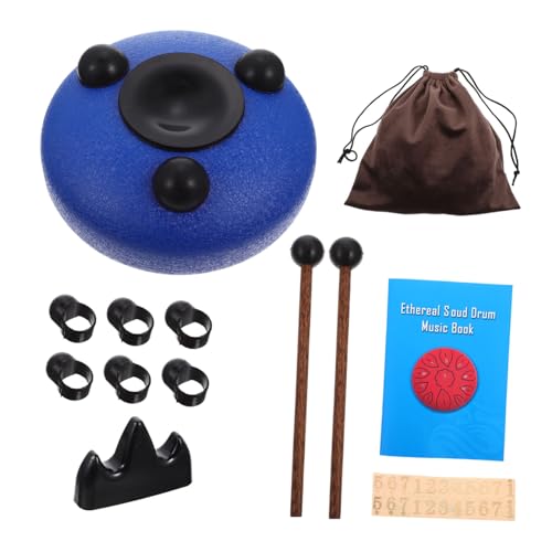 LOLIPPYY 1 Set 6 Zoll Ethereal Drum Zungentrommel 11 Ton Zungenschlagzeug Stahlzungentrommel Schlaginstrumente Für Erwachsene Musikinstrumente Für Erwachsene Kindertrommel Stahl von LOLIPPYY