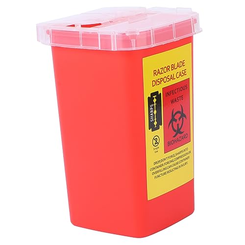 LOLIPPYY 1 Stück Klingen-Recycling-Box Entsorgungsbehälter für Rasierer Rot Rasierhobel entsorgen Rasierapparat Rasierer Entsorgung Fall Müllcontainer Rasiererbehälter Entsorgungshalter LOLIPPYY 1 Stück Klingen-Recycling-Box Entsorgungsbehälter für Rasierer Rot Rasierhobel entsorgen Rasierapparat Rasierer Entsorgung Fall Müllcontainer Rasiererbehälter Entsorgungshalter von LOLIPPYY