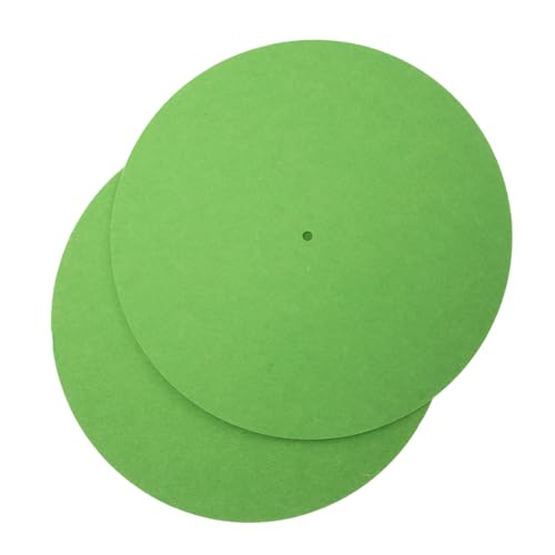 LOLIPPYY 2Stücke Filz Matte Rutschfeste Vinyl Plattenunterlage Langlebiges Disc Schutzpolster für Verbesserten und Stabilität für Schallplattenspieler LOLIPPYY 2Stücke Filz Matte Rutschfeste Vinyl Plattenunterlage Langlebiges Disc Schutzpolster für Verbesserten und Stabilität für Schallplattenspieler von LOLIPPYY