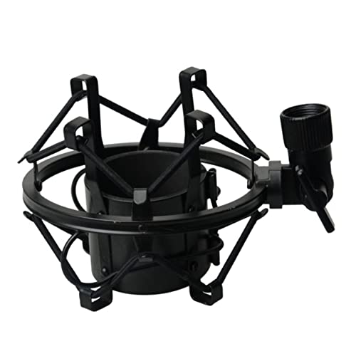 LOLIPPYY Mikrofon Stoßdämpferhalterung Metallmikrofon Shockmount für Aufnahmemikrofone Schwarz Kompatibel mit Gewindemikrofonen für Heimaufnahmen LOLIPPYY Mikrofon Stoßdämpferhalterung Metallmikrofon Shockmount für Aufnahmemikrofone Schwarz Kompatibel mit Gewindemikrofonen für Heimaufnahmen von LOLIPPYY