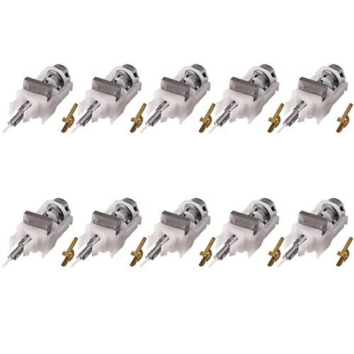 LOLPALONE 10 x Verriegelungsbolzen Stellantrieb Zündschalter Lenkstange Zündschloss, für 924-704 4690492 4690492AC Metall von LOLPALONE