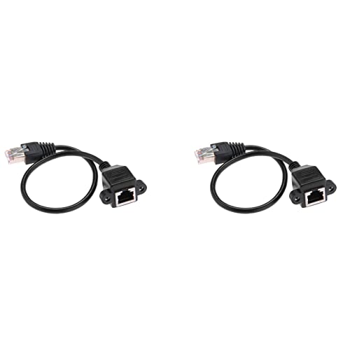 LOLPALONE 2X, 1FT RJ45 Stecker zu Weibliche Schraube Montageplatte Ethernet LAN Netzwerk Verlaengerungskabel LOLPALONE 2X, 1FT RJ45 Stecker zu Weibliche Schraube Montageplatte Ethernet LAN Netzwerk Verlaengerungskabel von LOLPALONE