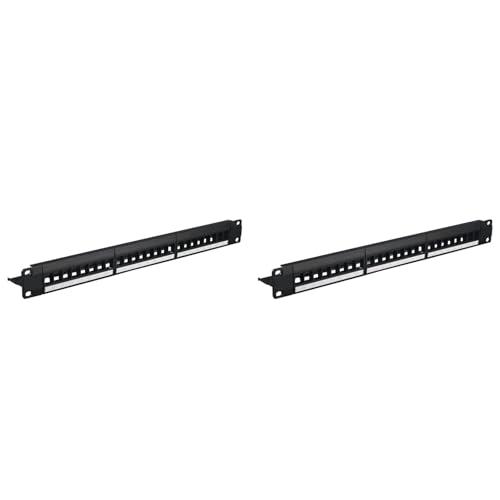 LOLPALONE 2X Rack für 1U 19 Zoll über Patchpanel CAT6 24 Ports Netzwerkadapter RJ45 Jack Modulares Patchpanel LOLPALONE 2X Rack für 1U 19 Zoll über Patchpanel CAT6 24 Ports Netzwerkadapter RJ45 Jack Modulares Patchpanel von LOLPALONE