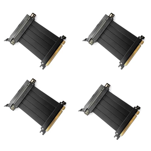 LOLPALONE 4X Full Speed PCI-E 4.0 16 X Grafikkarten-VerläNgerungskabel, Adapterplatine, Erweiterungsport, 180-Grad-10-cm-Kabel LOLPALONE 4X Full Speed PCI-E 4.0 16 X Grafikkarten-VerläNgerungskabel, Adapterplatine, Erweiterungsport, 180-Grad-10-cm-Kabel von LOLPALONE