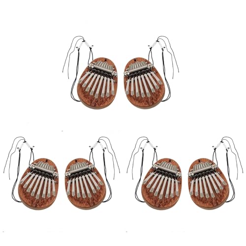LOLPALONE 6 Stück Kalimba Daumen Klavier 8 Töne Mini Daumen Klavier Fingerklavier Mini Kalimba Daumen Klavier für Kinder Erwachsene Instrumenten Zubehör LOLPALONE 6 Stück Kalimba Daumen Klavier 8 Töne Mini Daumen Klavier Fingerklavier Mini Kalimba Daumen Klavier für Kinder Erwachsene Instrumenten Zubehör von LOLPALONE