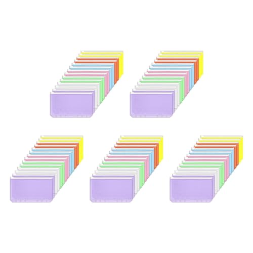 LOLPALONE 70 Stück Taschen für Ordner A6 Format 6 Löcher Ordner mit Reißverschluss Taschen aus losen Blättern aus wasserdichtem PVC für 6 Ordner LOLPALONE 70 Stück Taschen für Ordner A6 Format 6 Löcher Ordner mit Reißverschluss Taschen aus losen Blättern aus wasserdichtem PVC für 6 Ordner von LOLPALONE