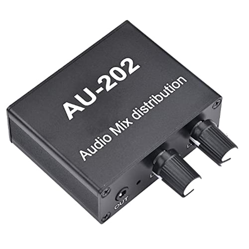 LOLPALONE AU-202 2 Eingänge 2 Ausgänge Stereo Mixer Audio Verteiler für Kopfhörer Externe Power AMP Volume Alone Control LOLPALONE AU-202 2 Eingänge 2 Ausgänge Stereo Mixer Audio Verteiler für Kopfhörer Externe Power AMP Volume Alone Control von LOLPALONE