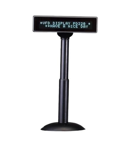 Elektronische Registrierkasse Kundenanzeige unabhängig for Registrierkassensystem POS-System for Geschäft Supermarkt Kassierer Anzeige Verbrauchsmenge(1 UK) von LOMCOT