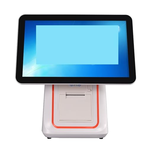Elektronische Registrierkasse Registrierkasse Catering Milch Tee, Supermarkt Convenience Store Mutter Und Baby Touchscreen Dual Screen Registrierkasse Integrierte Maschine(Single screen) von LOMCOT
