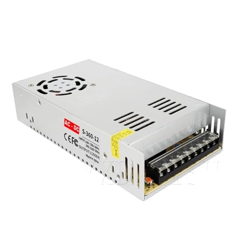 Schaltnetzteil-Adapter 3V 5V 9V 12V 15V 18V 24V 36V Netzteil 1A 2A 3A 5A 6A 8A 10A 20A 50A Schaltnetzteil 12 V Volt zu 12V AC-DC SMPS(40A) von LOMCOT